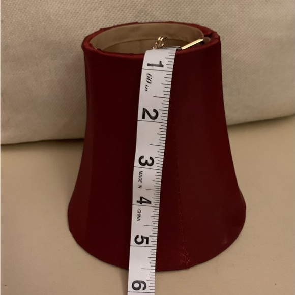 Deep Red Mini Lampshades - Picture 5 of 5